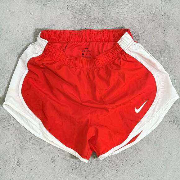 Nike Pants - Nike Dri-FIT Tempo Running Shorts Red White Size S